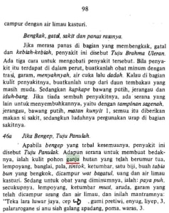 ganja dalam lontar usada